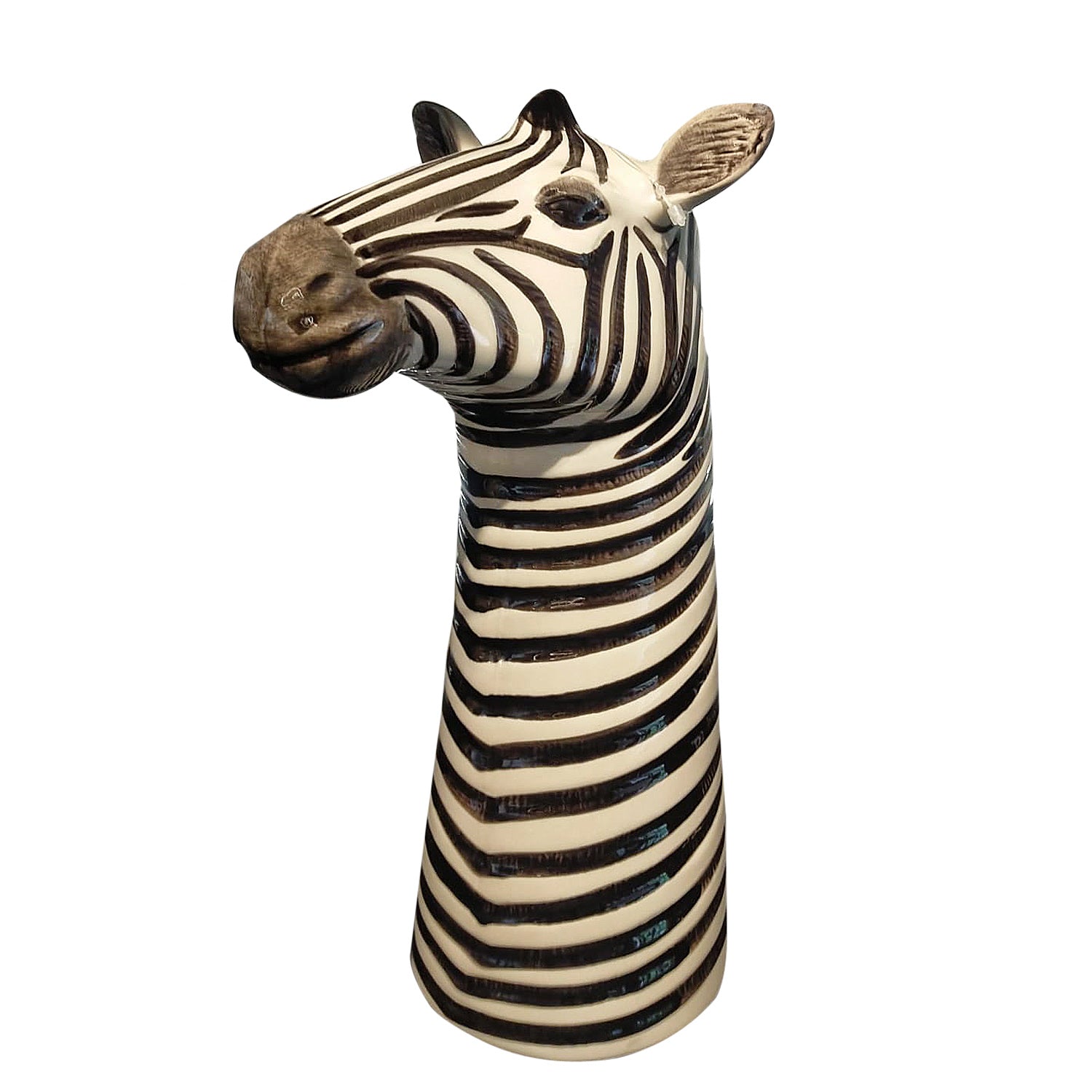 ZEBRA LARGE FLOWER VASE HOME DECOR