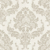 D CREAM ABSTRACT CURTAIN FABRIC