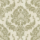 D GREEN ABSTRACT CURTAIN FABRIC