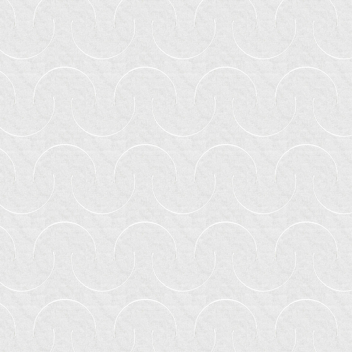 LZ WHITE MODERN CURTAIN FABRIC