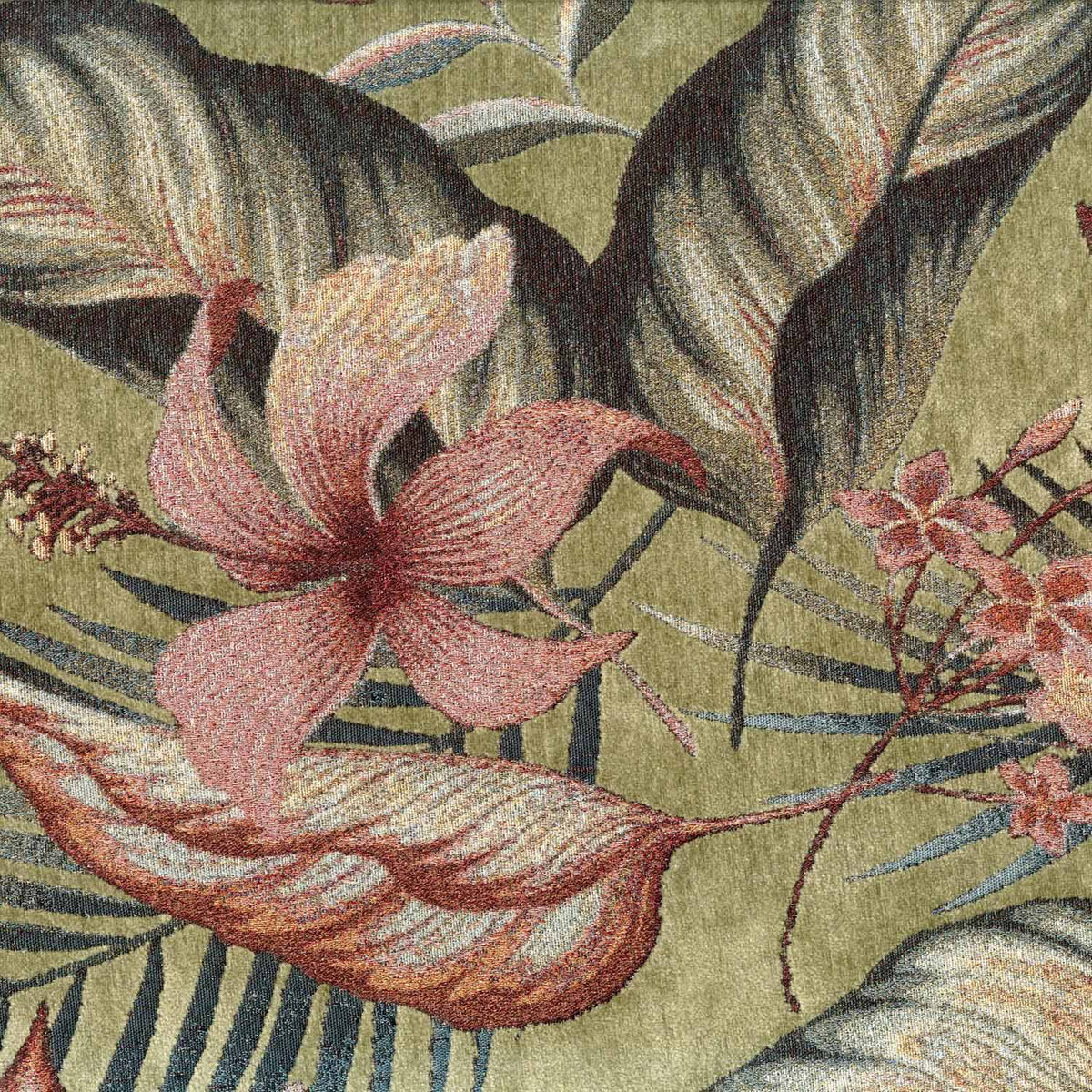 MARIMBA DMSK GREEN FLORAL SOFA FABRIC