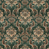 BERRY DMSK GREEN FLORAL SOFA FABRIC