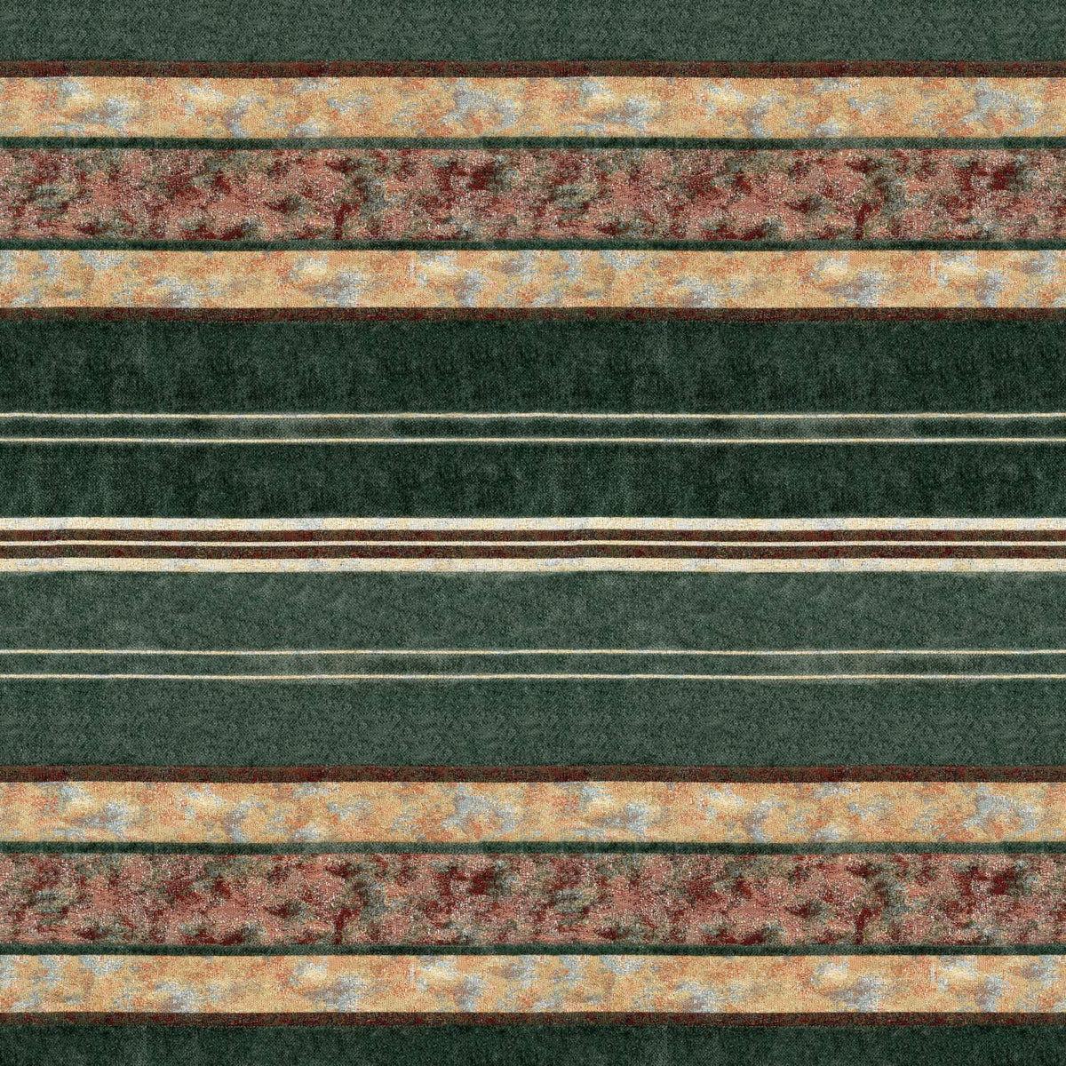 BERRY GREEN STRIPED SOFA FABRIC