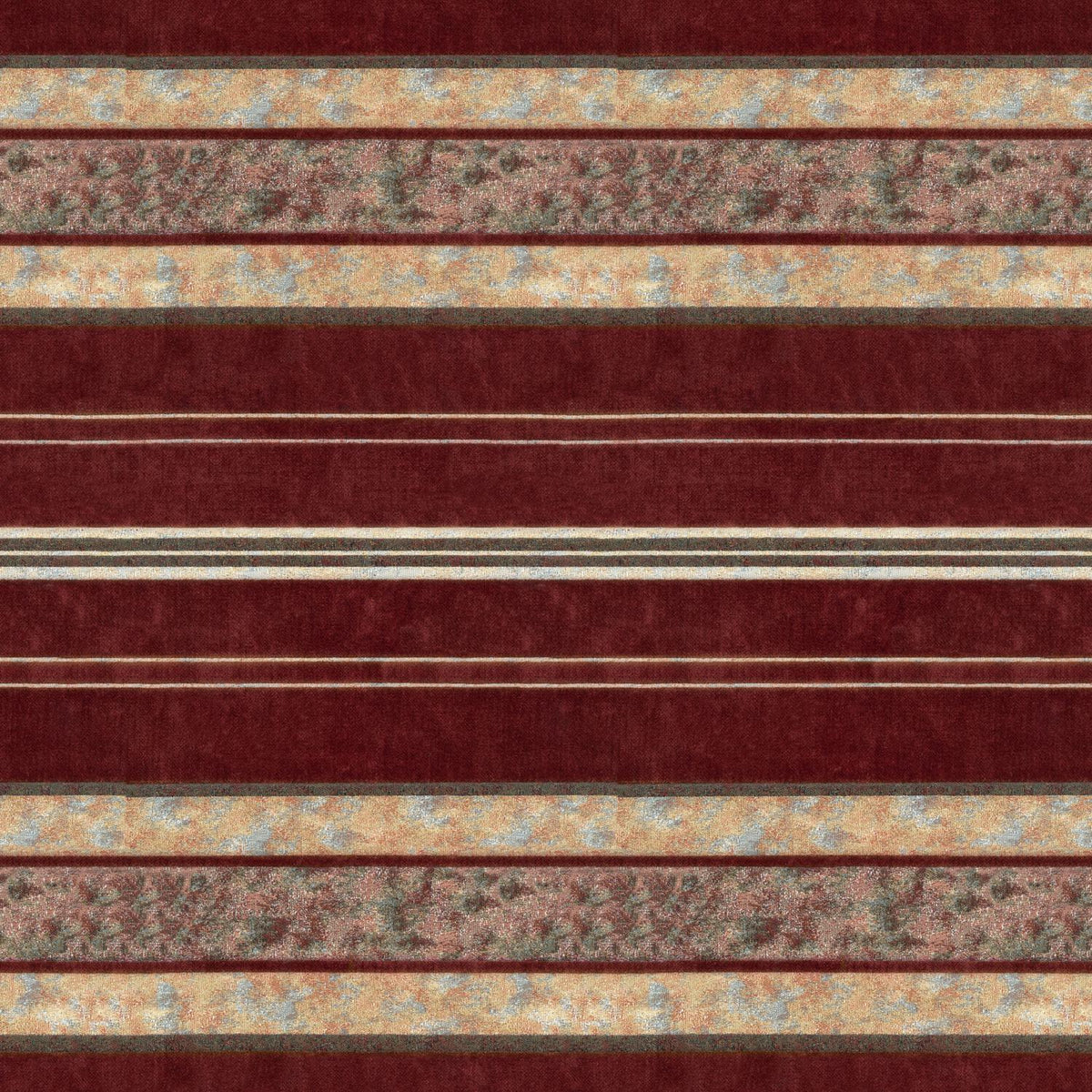 BERRY MAROON STRIPED SOFA FABRIC