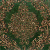 DANTE DMSK GREEN TRADITIONAL SOFA FABRIC
