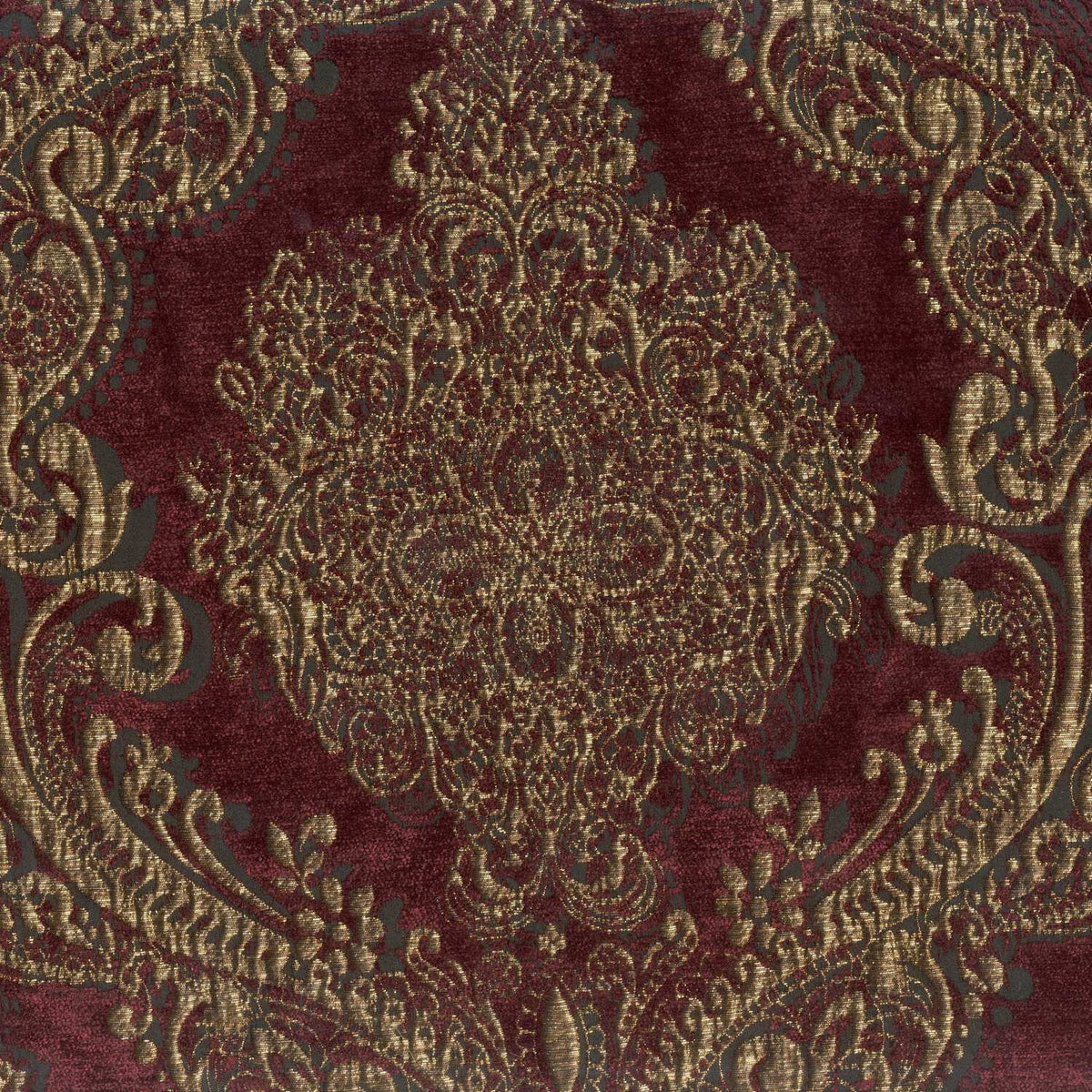 DANTE DMSK MEHROON TRADITIONAL SOFA FABRIC