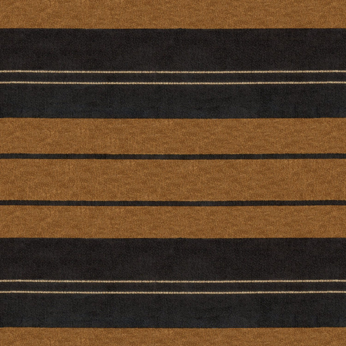 POLIN BROWN STRIPED SOFA FABRIC