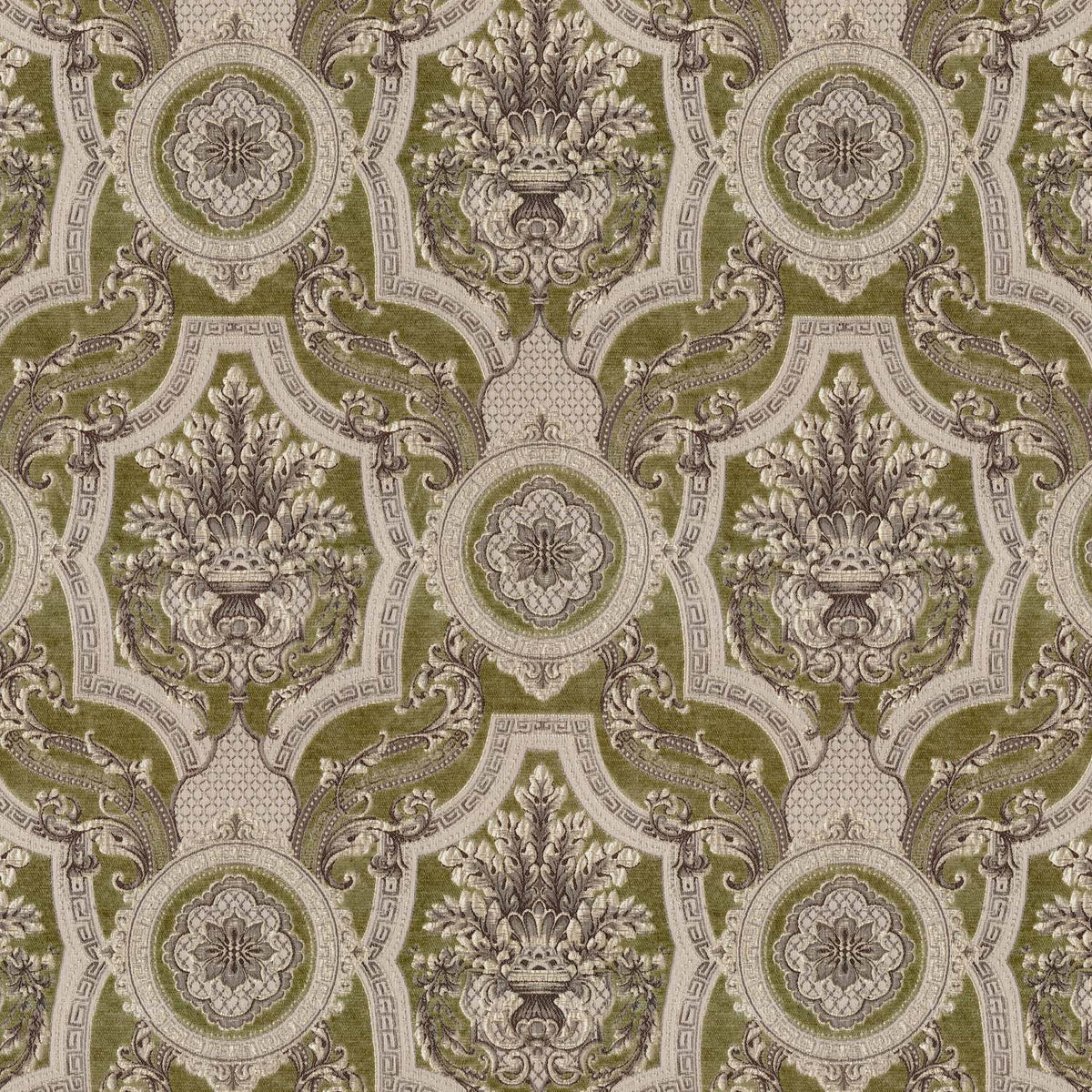 SOLENTA GREEN SOFYA DMSK SOFA FABRIC