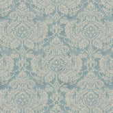 DAYANA AQUA GREEN FLORAL CURTAIN FABRIC