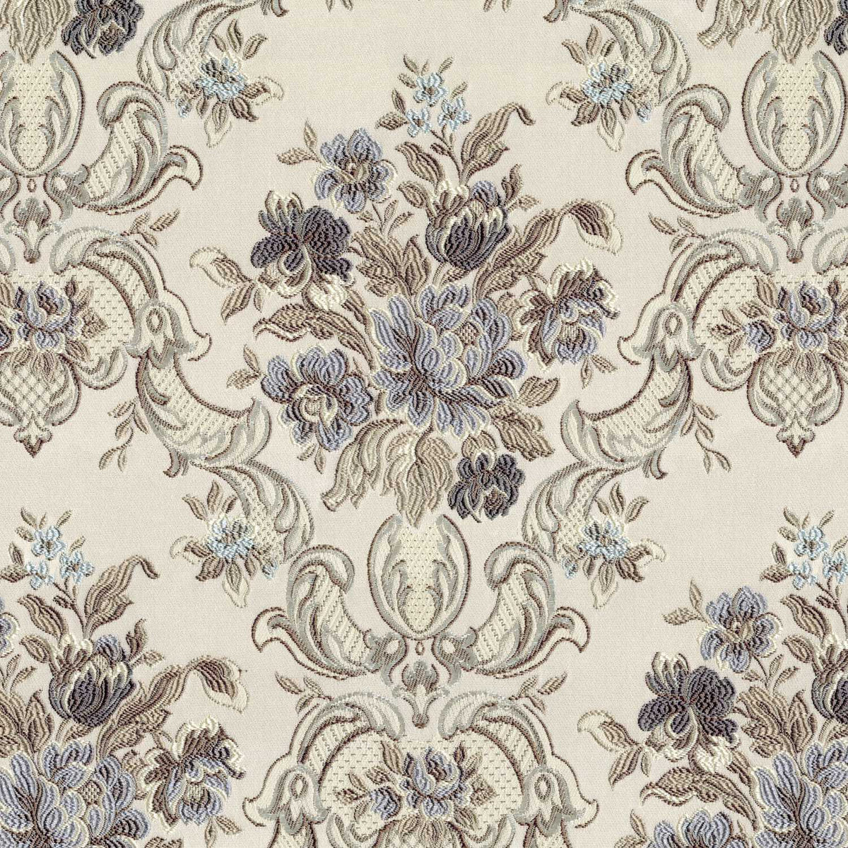 NONA GREY FLORAL SOFA FABRIC