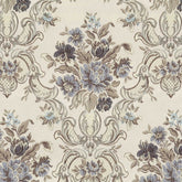 NONA GREY FLORAL SOFA FABRIC
