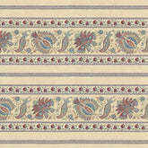SOOMIN MAROON STRIPED SOFA FABRIC