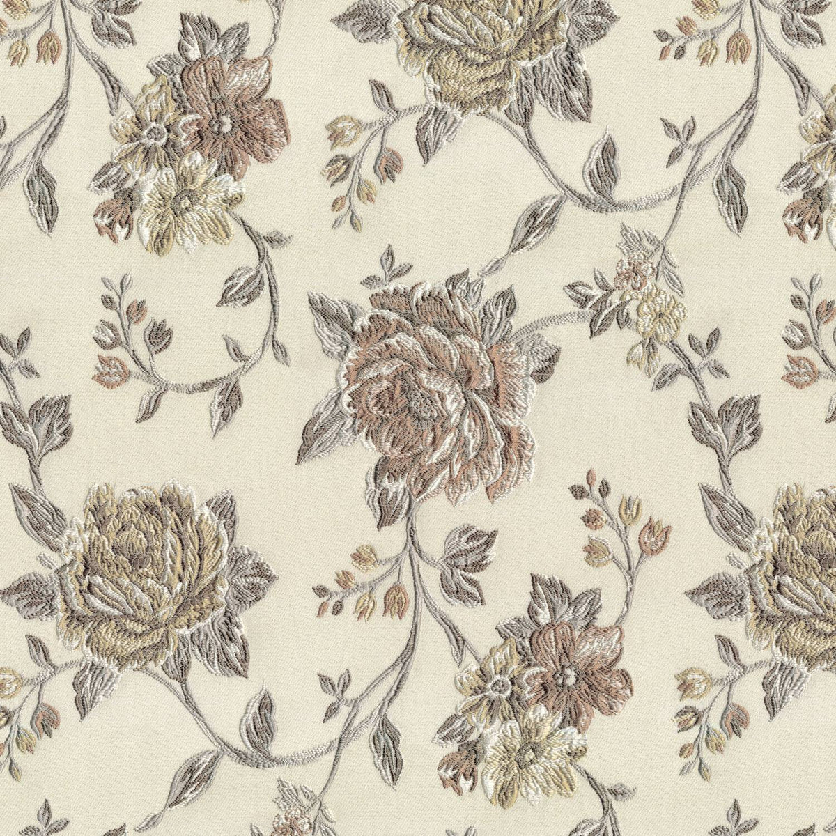 RADIANT PURPLE FLORAL SOFA FABRIC