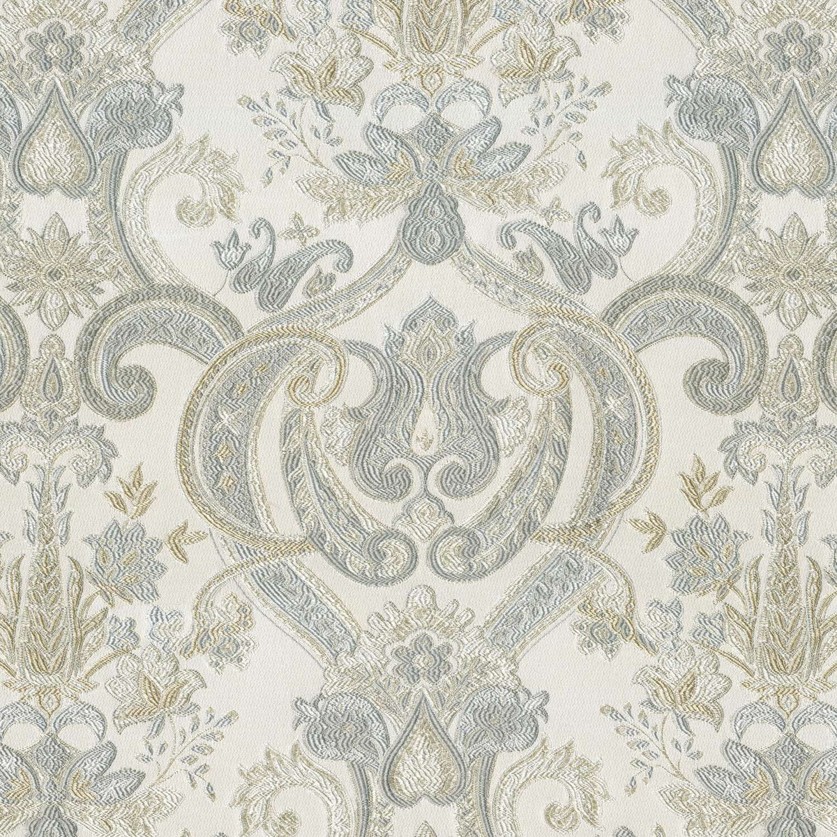 EDMON MAIN LIGHT GREY FLORAL SOFA FABRIC
