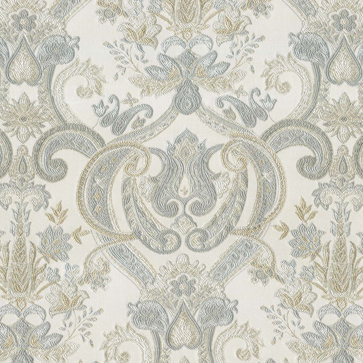 EDMON MAIN LIGHT GREY FLORAL SOFA FABRIC