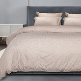 MODAL JACQUARD 600TC GOLD LEOPARD DOUBLE BEDSHEET