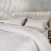 MODAL JACQUARD 600TC SILVER LEOPARD DOUBLE BEDSHEET