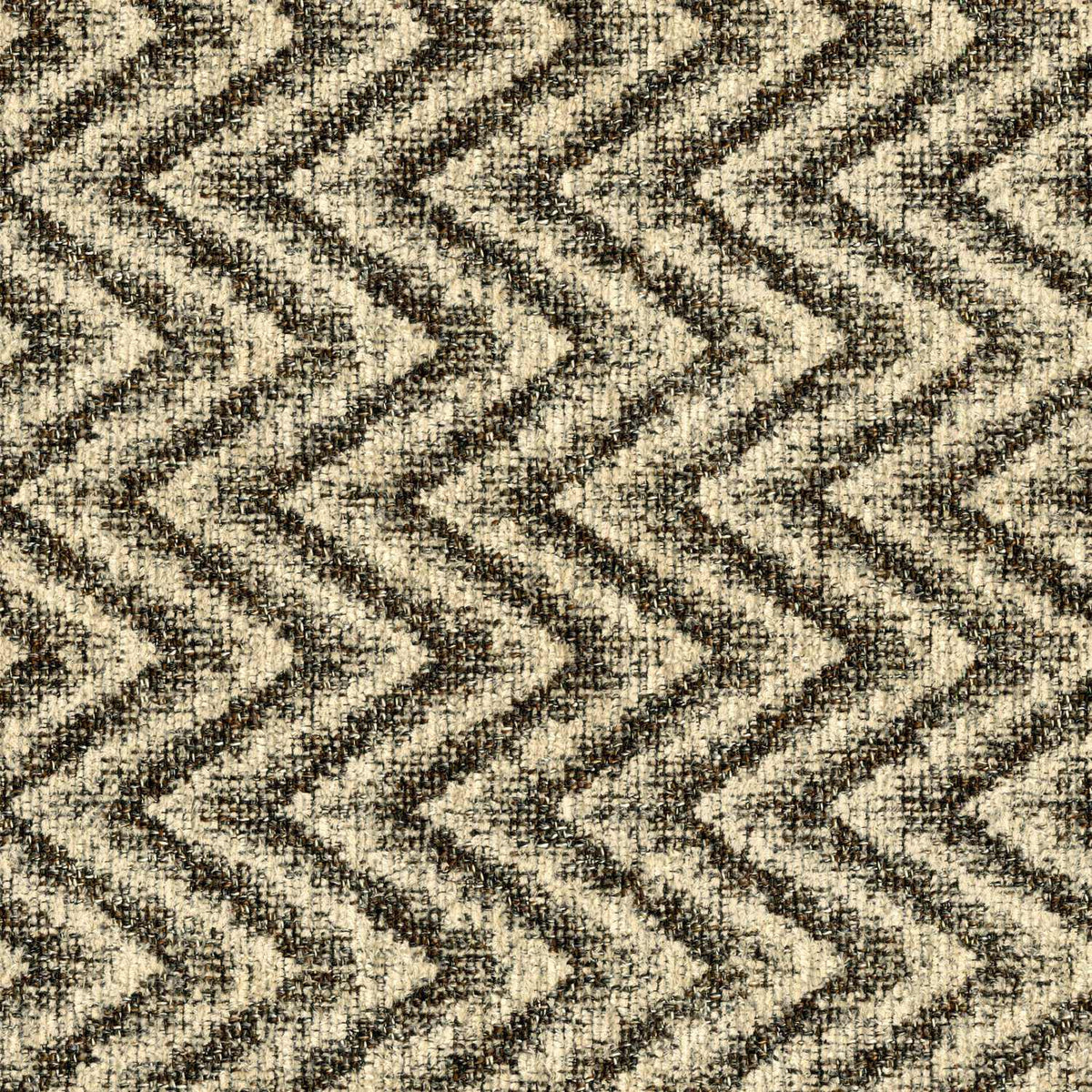 FSTV BROWN ZIGZAG SOFA FABRIC