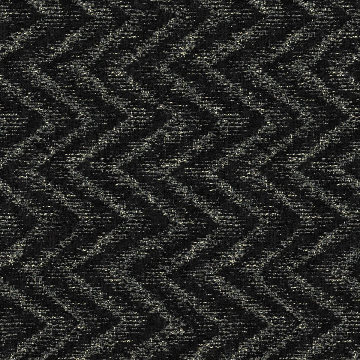 FSTV BLACK ZIGZAG SOFA FABRIC