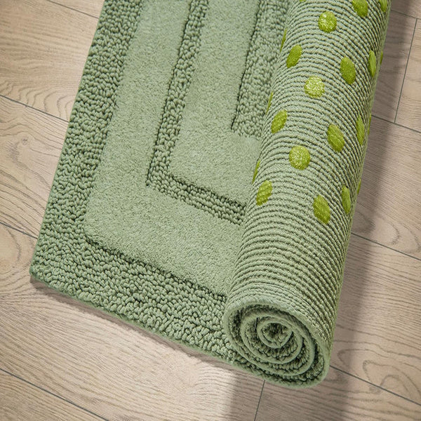 SIRIO SALVIA GREEN LUXURY TUFTED COTTON BATHMAT