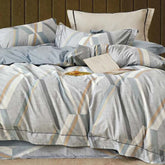FOUR SEASONS XL GRAY MODERN DOUBLE BEDSHEET