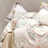 FOUR SEASONS XL CREAM FLORAL DOUBLE BEDSHEET