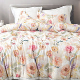 TENCEL MULTICOLOUR FLORAL DOUBLE BEDSHEET