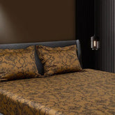 GLOBAL LIVING SG GOLD MODERN DOUBLE BEDSHEET