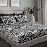 GLOBAL LIVING SG GREY MODERN DOUBLE BEDSHEET