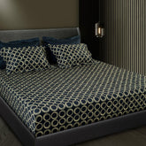 GLOBAL LIVING SG LIGHT BLACK MODERN DOUBLE BEDSHEET