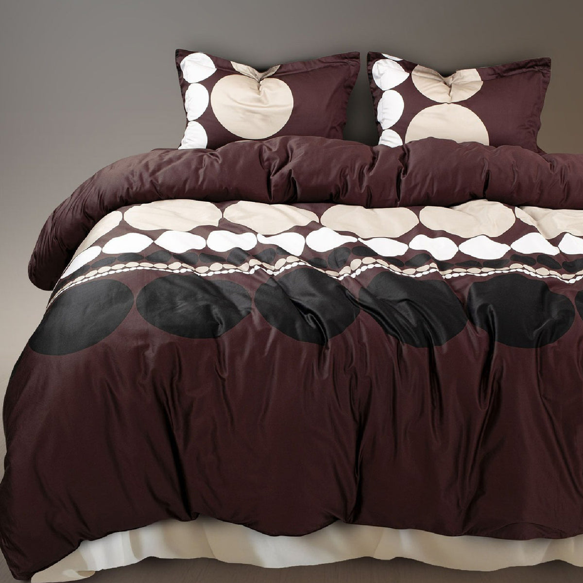 GLOBAL LIVING SG CHOCO MODERN DOUBLE BEDSHEET