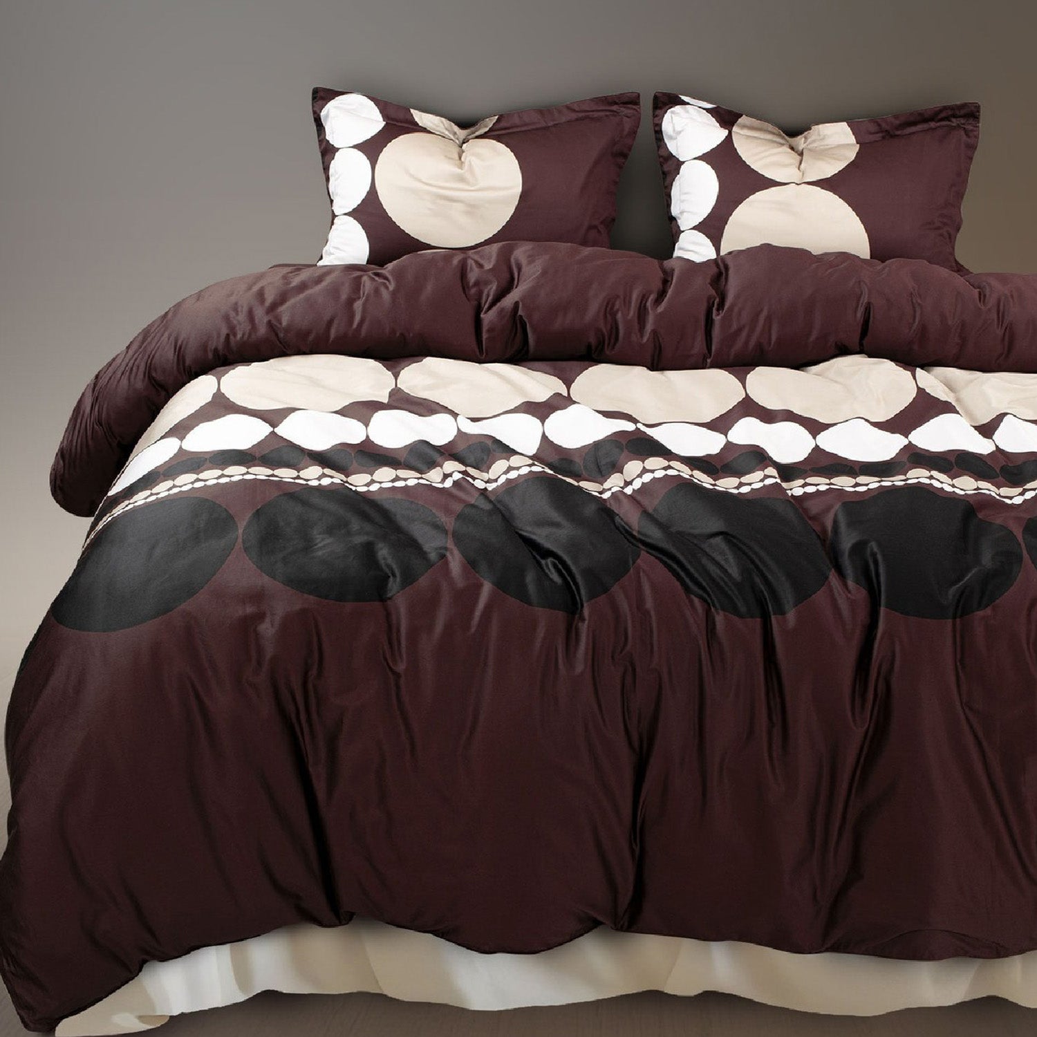 GLOBAL LIVING SG CHOCO MODERN DOUBLE BEDSHEET
