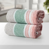 BAMBOO BROWN ULTRA ABSORBENT 2PC HAND TOWEL