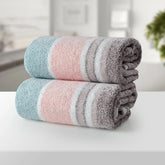 BAMBOO BLUE ULTRA ABSORBENT 2PC HAND TOWEL