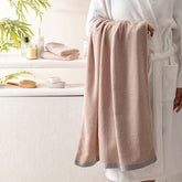 BAMBOO BEIGE LIGHTWEIGHT LUXURY BATH TOWEL