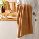 BAMBOO BROWN LIGHTWEIGHT LUXURY BATH TOWEL