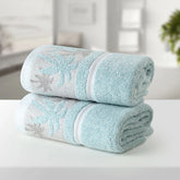 BAMBOO GREEN 100% LUXURY COTTON 2PC HAND TOWEL