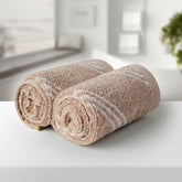 BAMBOO COFFEE 100% LUXURY COTTON 2PC FACE TOWEL