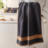 BAMBOO DARK GREY 100% LUXURY COTTON BATH TOWEL