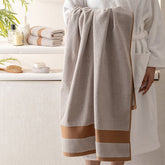 BAMBOO OFFWHITE 100% LUXURY COTTON BATH TOWEL