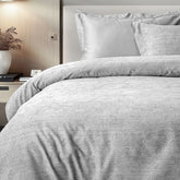 ITALIAN COUTURE GREY MODERN DOUBLE BEDSHEET
