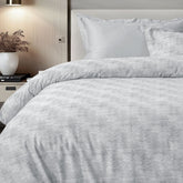 ITALIAN COUTURE LIGHT GREY MODERN DOUBLE BEDSHEET