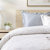 ITALIAN COUTURE LIGHT BEIGE MODERN DOUBLE BEDSHEET