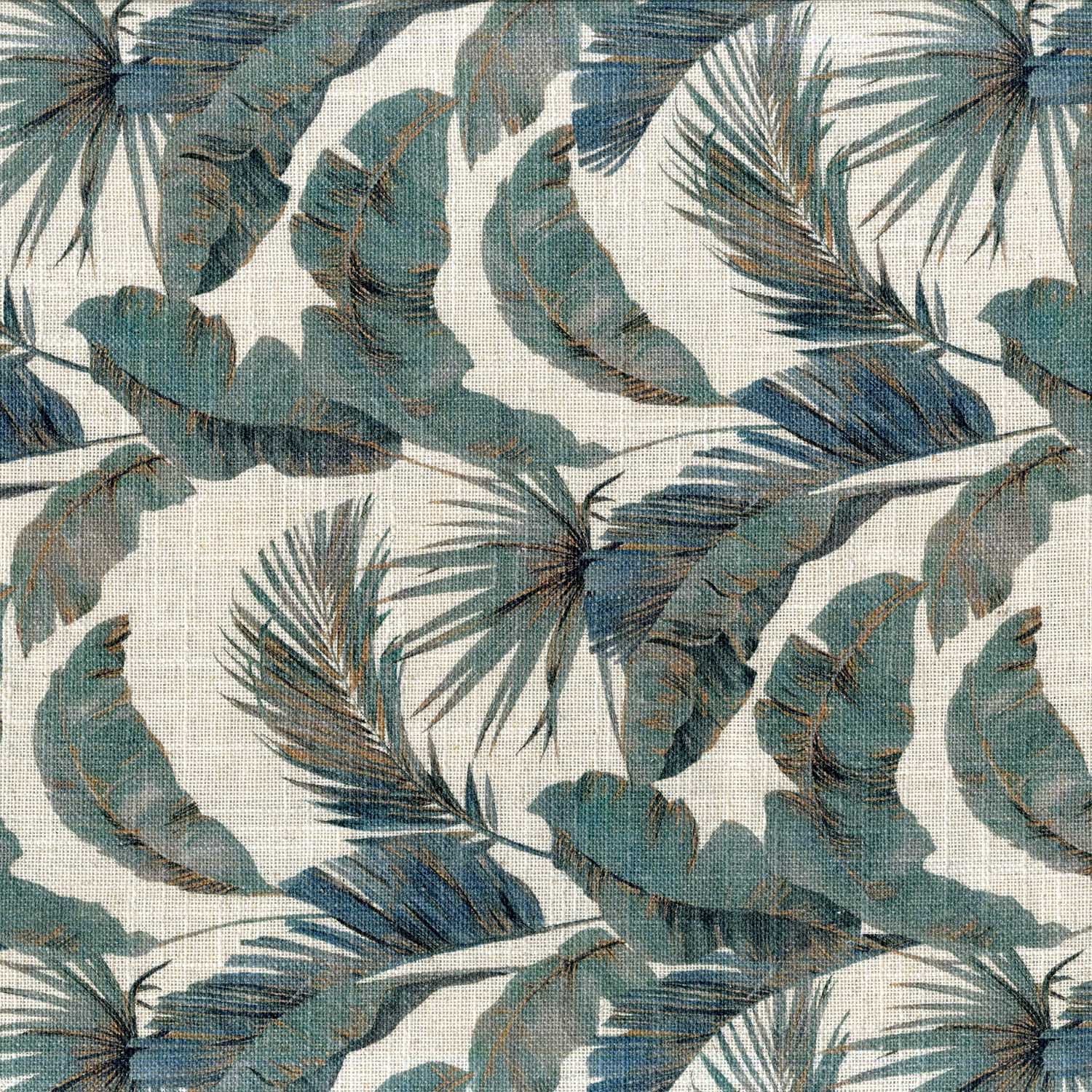 AKIRA GREY LEAFS SHEER FABRIC