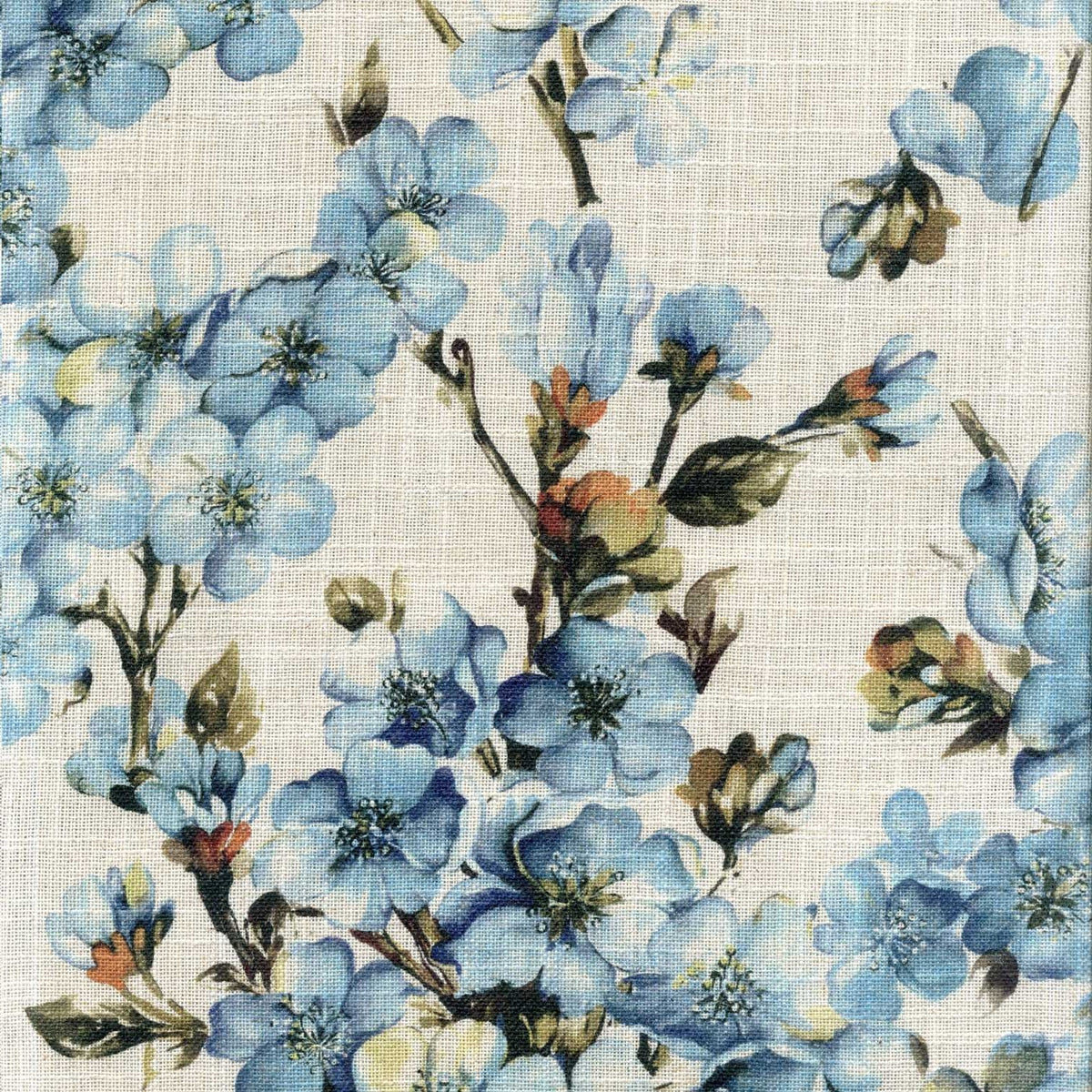 AMORI BLUE FLORAL SHEER FABRIC