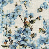 AMORI BLUE FLORAL SHEER FABRIC