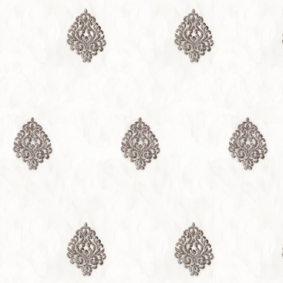 CHIBA CREAM COPPER PLAIN SHEER FABRIC