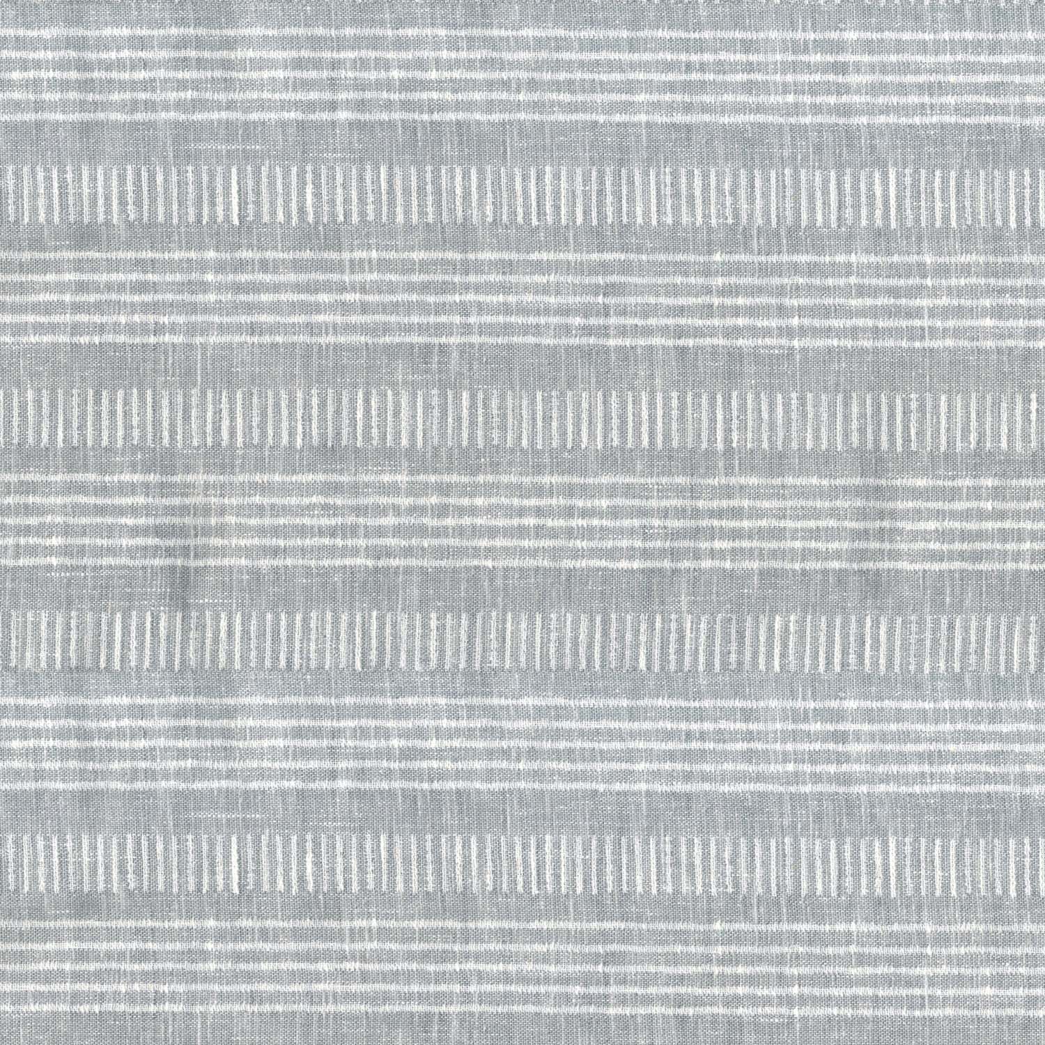 CALICO GREY STRIPED CURTAIN FABRIC