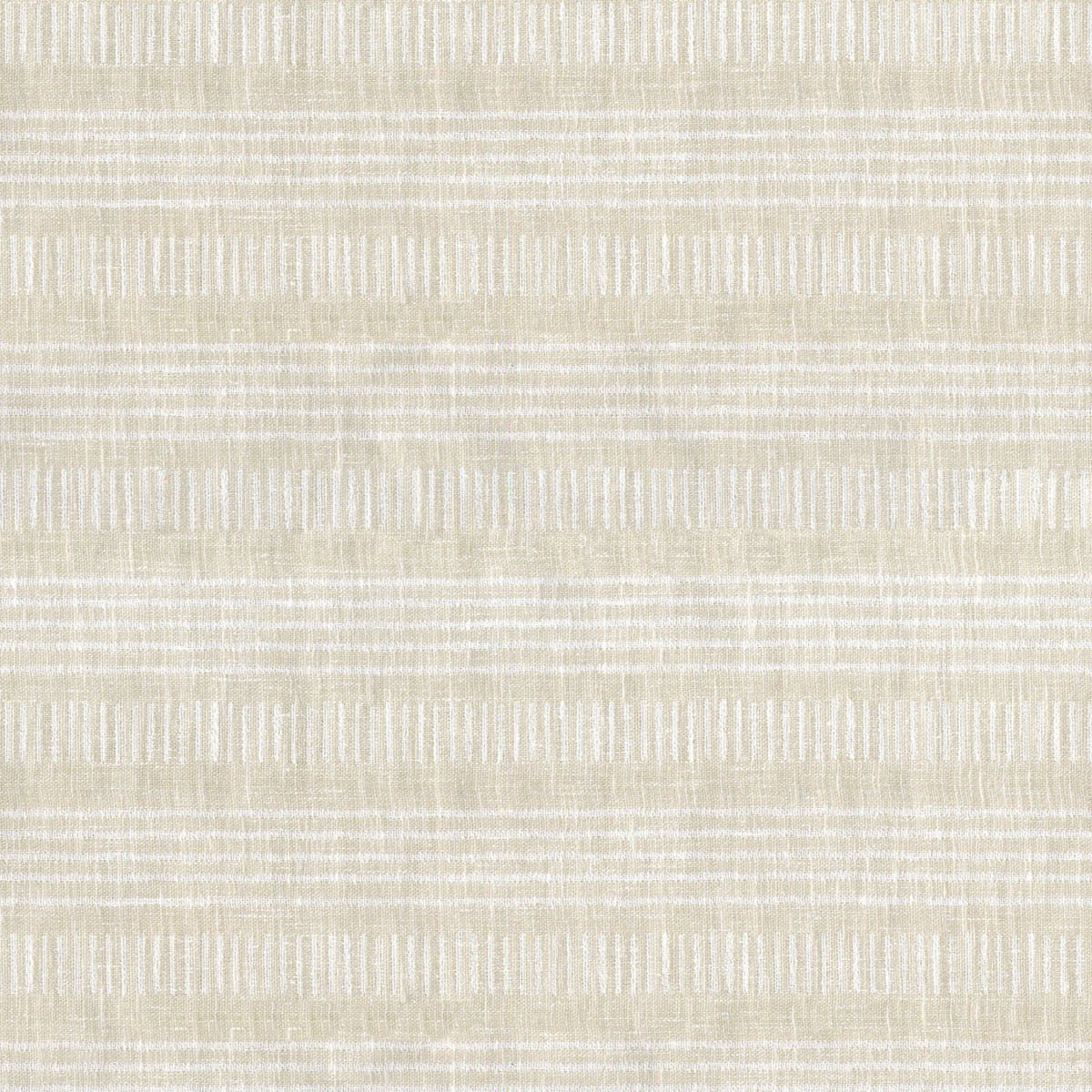 CALICO IVORY STRIPED CURTAIN FABRIC