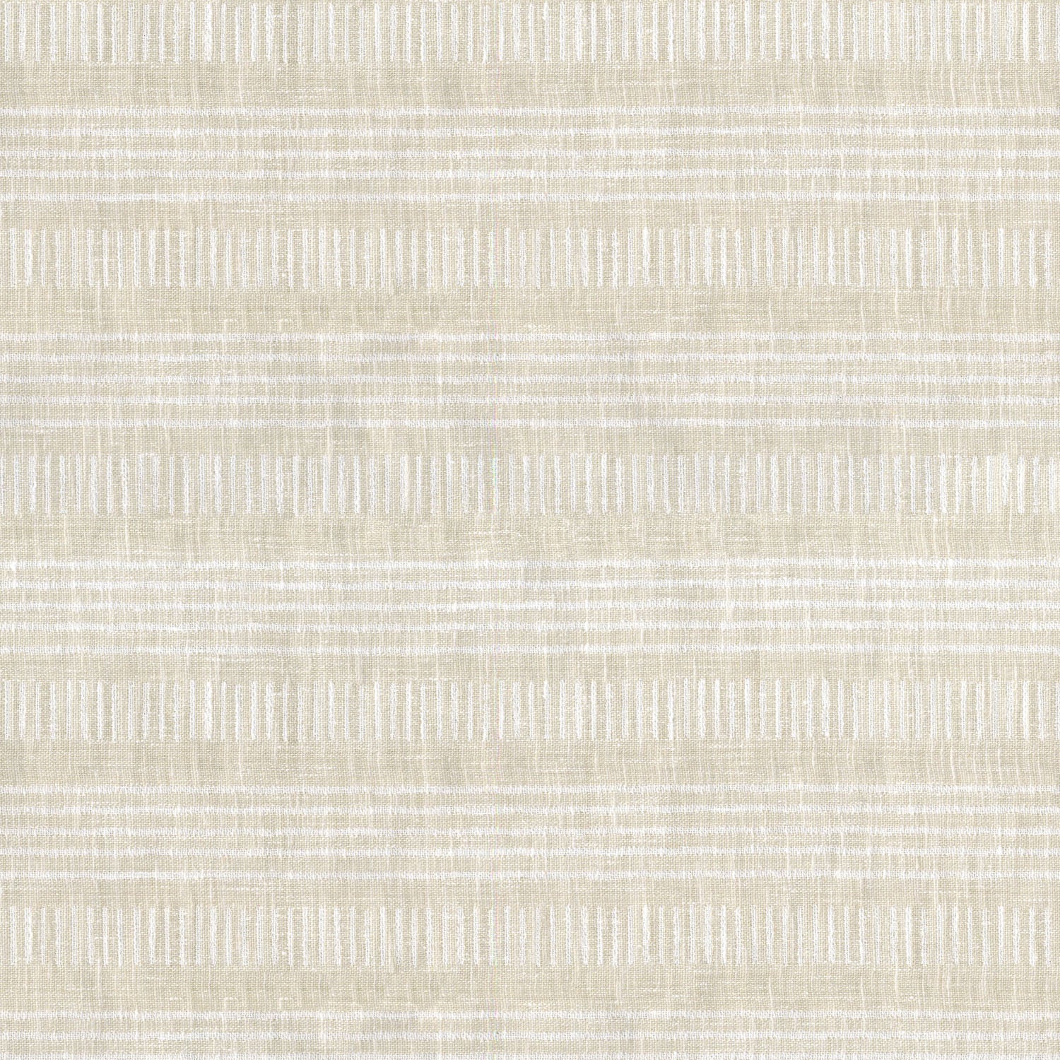CALICO IVORY STRIPED CURTAIN FABRIC
